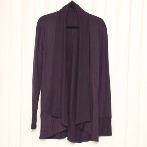 Athleta Pranayama Wrap Purple Plum Size Medium EUC